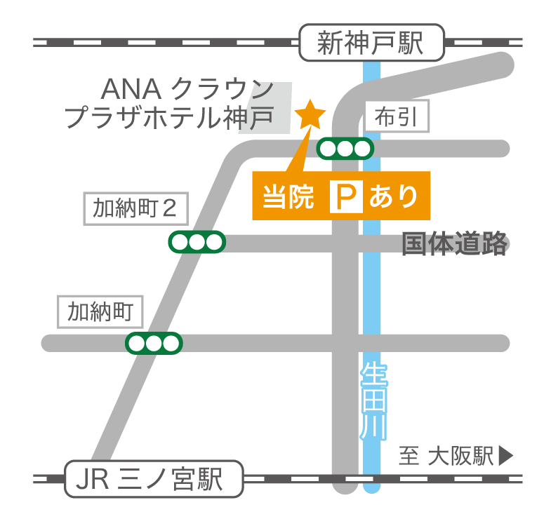 お車でお越しの方へ